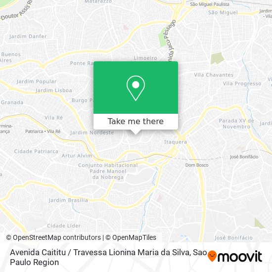 Avenida Caititu / Travessa Lionina Maria da Silva map