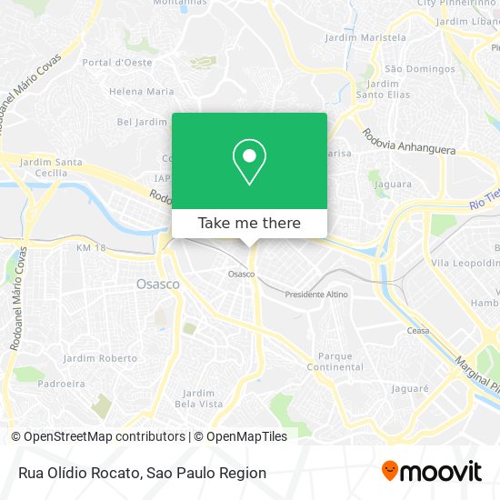 Rua Olídio Rocato map