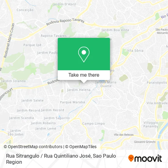 Rua Sitrangulo / Rua Quintiliano José map