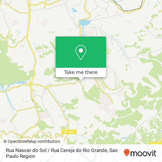 Rua Nascer do Sol / Rua Cereja do Rio Grande map