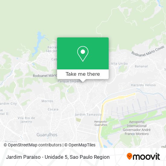 Jardim Paraíso - Unidade 5 map