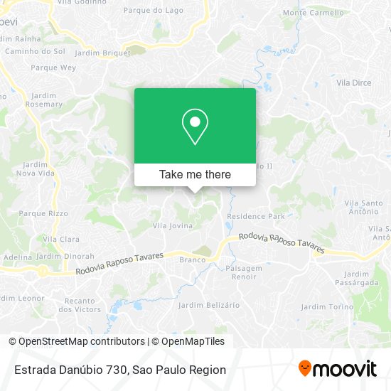 Estrada Danúbio 730 map