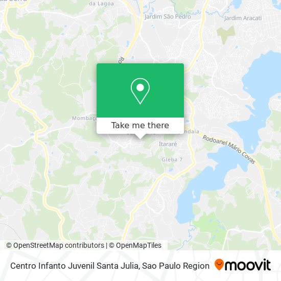 Mapa Centro Infanto Juvenil Santa Julia