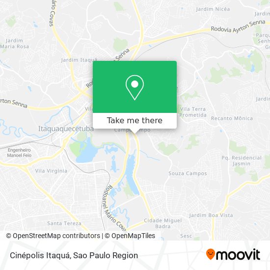 Cinépolis Itaquá map