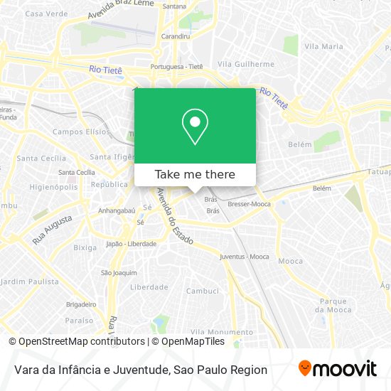 Vara da Infância e Juventude map