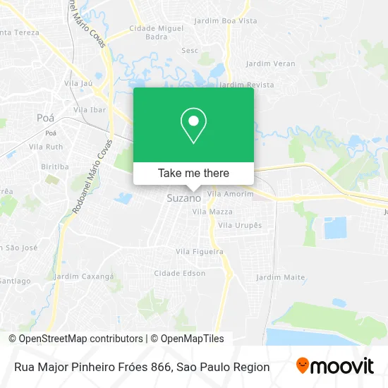 Rua Major Pinheiro Fróes 866 map