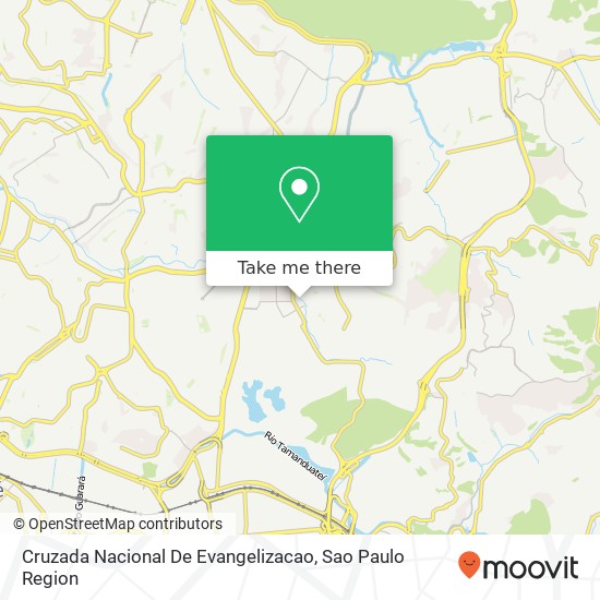 Cruzada Nacional De Evangelizacao map