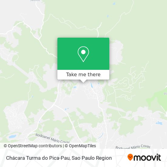 Chácara Turma do Pica-Pau map