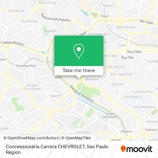 Concessionária Carrera CHEVROLET map