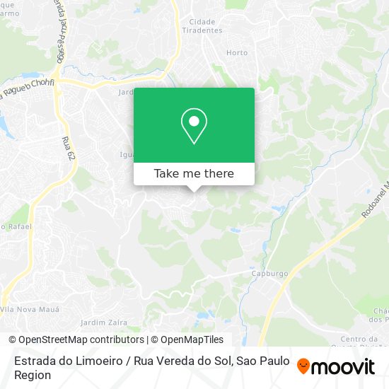 Estrada do Limoeiro / Rua Vereda do Sol map
