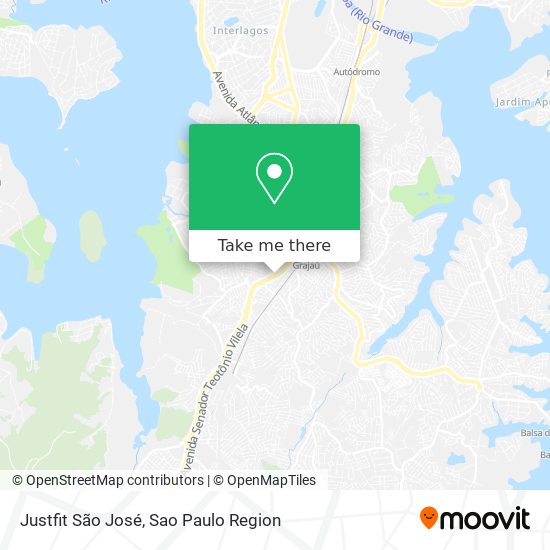 Justfit São José map