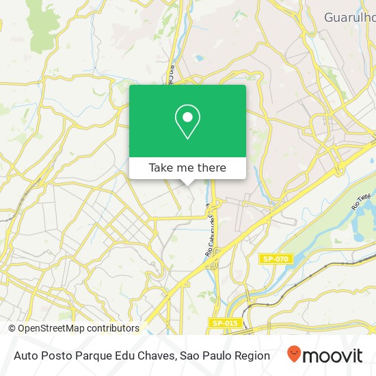Auto Posto Parque Edu Chaves map