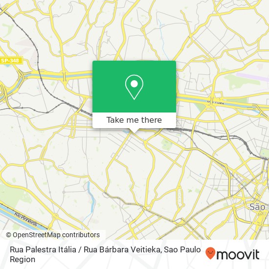 Rua Palestra Itália / Rua Bárbara Veitieka map