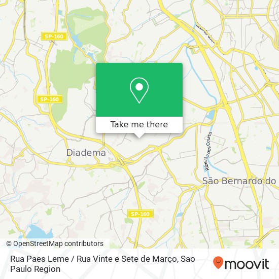 Rua Paes Leme / Rua Vinte e Sete de Março map