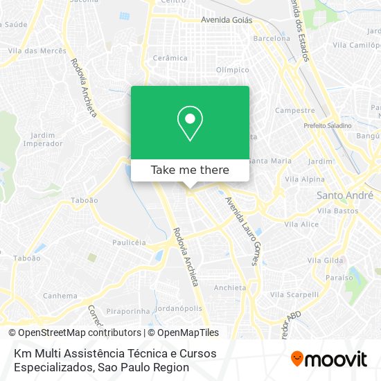 Km Multi Assistência Técnica e Cursos Especializados map