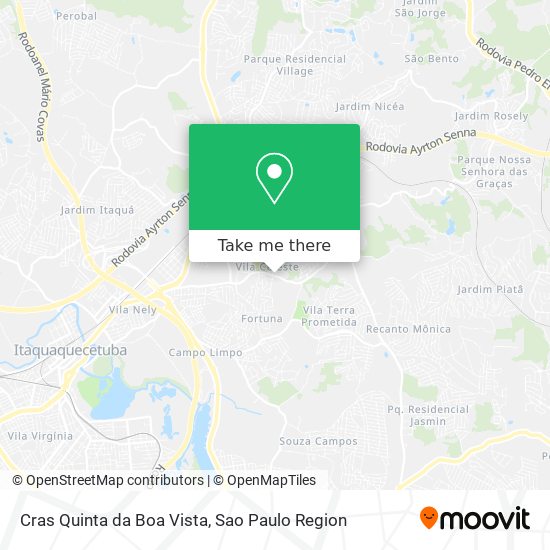 Cras Quinta da Boa Vista map