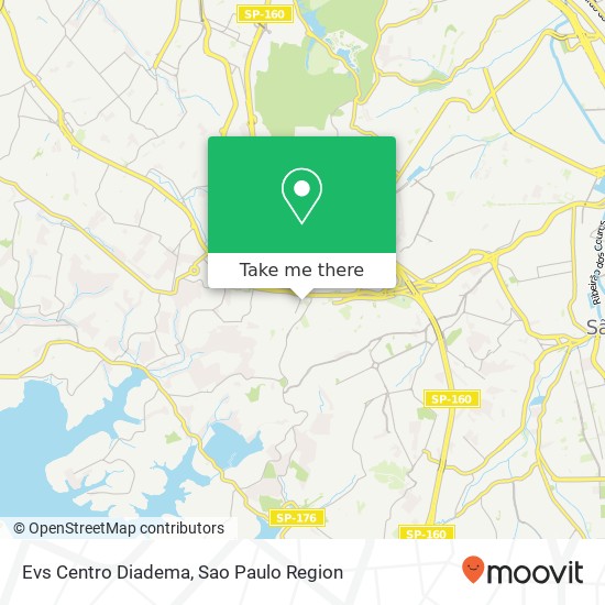 Evs Centro Diadema map