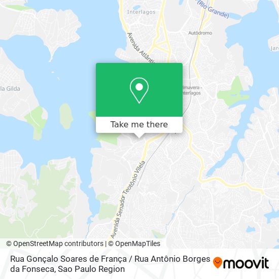 Mapa Rua Gonçalo Soares de França / Rua Antônio Borges da Fonseca