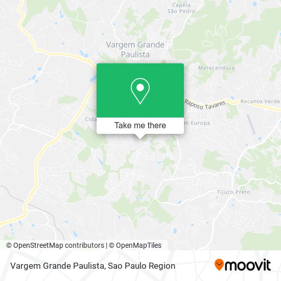 Vargem Grande Paulista map