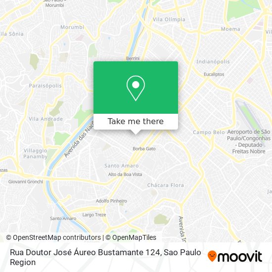 Mapa Rua Doutor José Áureo Bustamante 124