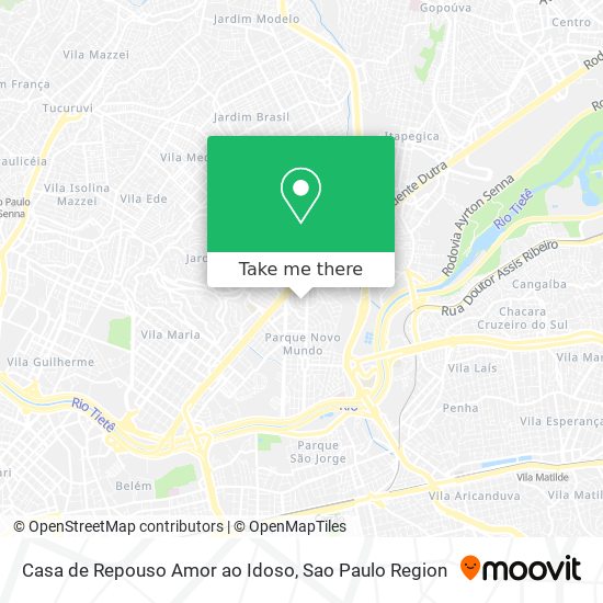 Casa de Repouso Amor ao Idoso map