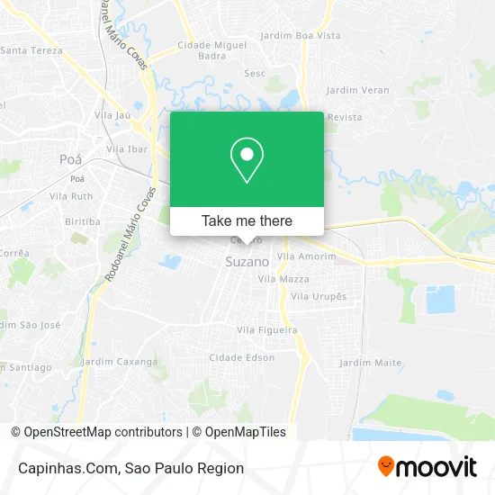Capinhas.Com map