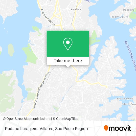 Padaria Laranjeira Villares map