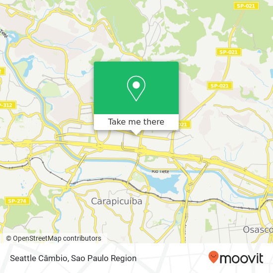 Seattle Câmbio map