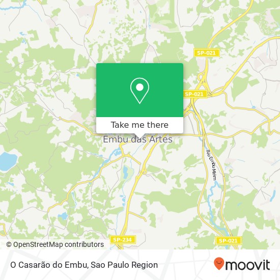 O Casarão do Embu map