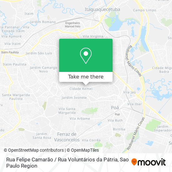 Rua Felipe Camarão / Rua Voluntários da Pátria map