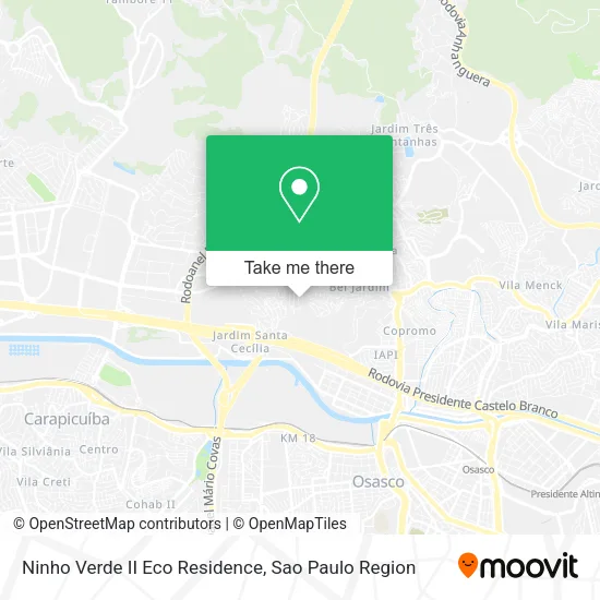 Ninho Verde II Eco Residence map