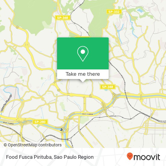 Food Fusca Pirituba map