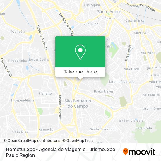 Hometur Sbc - Agência de Viagem e Turismo map