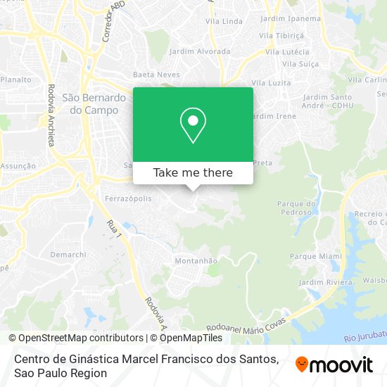 Centro de Ginástica Marcel Francisco dos Santos map