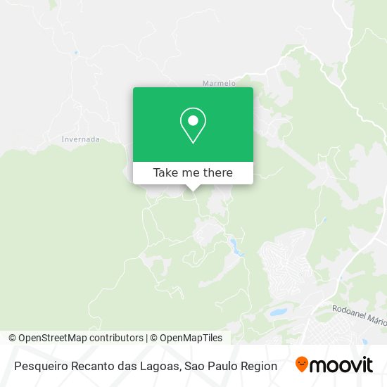 Pesqueiro Recanto das Lagoas map