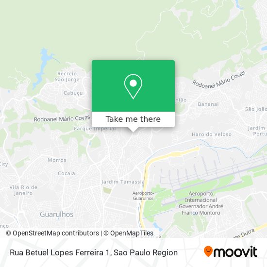 Rua Betuel Lopes Ferreira 1 map