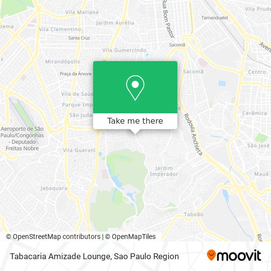 Mapa Tabacaria Amizade Lounge