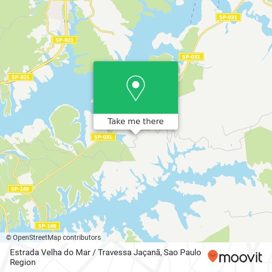 Estrada Velha do Mar / Travessa Jaçanã map