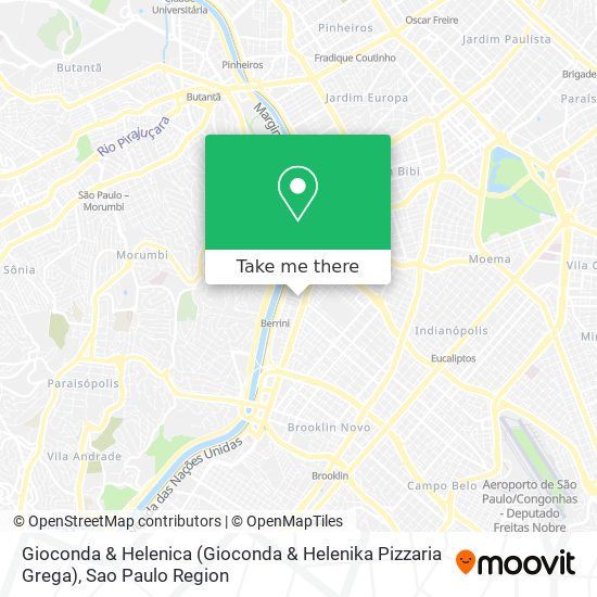 Mapa Gioconda & Helenica (Gioconda & Helenika Pizzaria Grega)