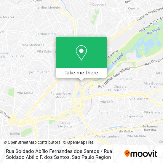 Rua Soldado Abílio Fernandes dos Santos / Rua Soldado Abílio F. dos Santos map