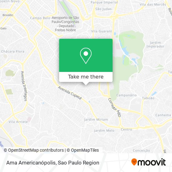 Mapa Ama Americanópolis