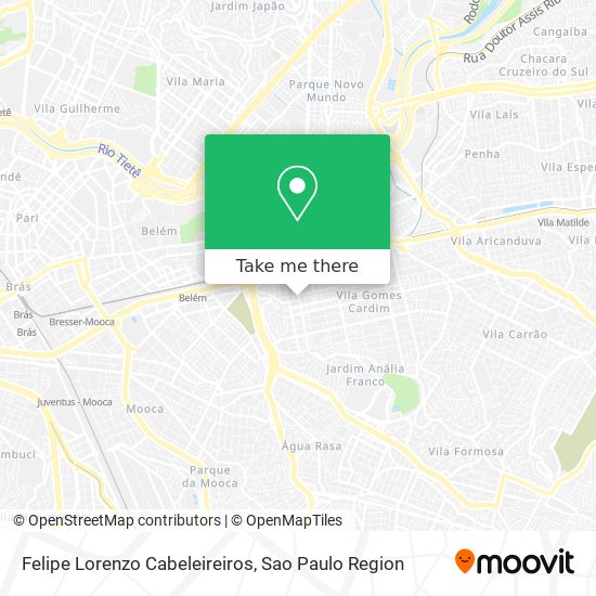 Felipe Lorenzo Cabeleireiros map