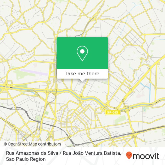 Mapa Rua Amazonas da Silva / Rua João Ventura Batista
