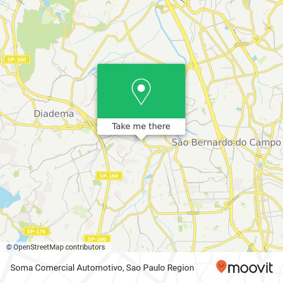 Soma Comercial Automotivo map