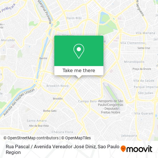 Rua Pascal / Avenida Vereador José Diniz map