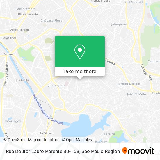 Rua Doutor Lauro Parente 80-158 map