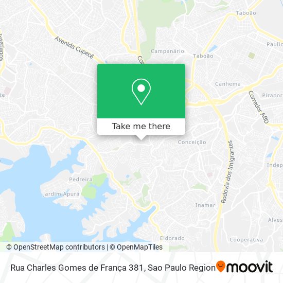 Mapa Rua Charles Gomes de França 381