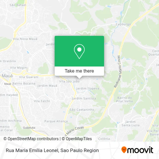 Rua Maria Emília Leonel map