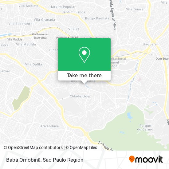 Babá Omobinã map