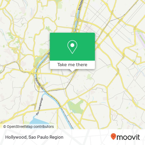 Mapa Hollywood